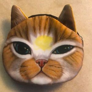 Cat coin purse lightly used